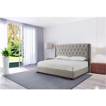 Queen Size Upholstered Bed